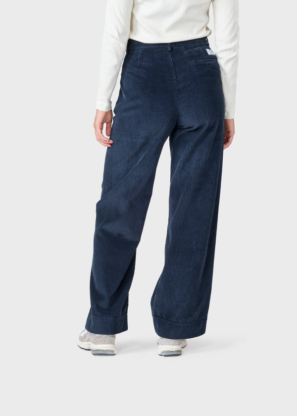 Klitmøller Collective ApS Lydia jumbo corduroy pants - Tall Pants Navy