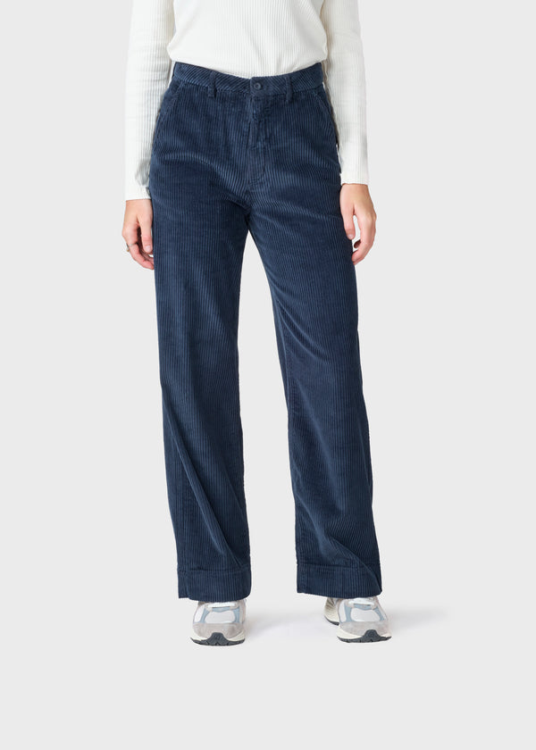 Klitmøller Collective ApS Lydia jumbo corduroy pants - Tall Pants Navy