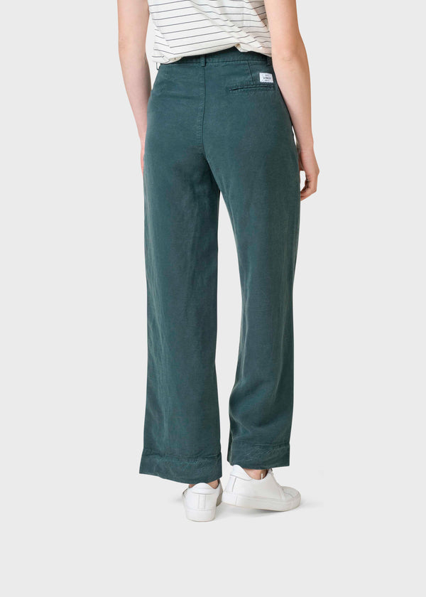 Klitmøller Collective ApS Lydia lyocell pant  Pants Moss Green