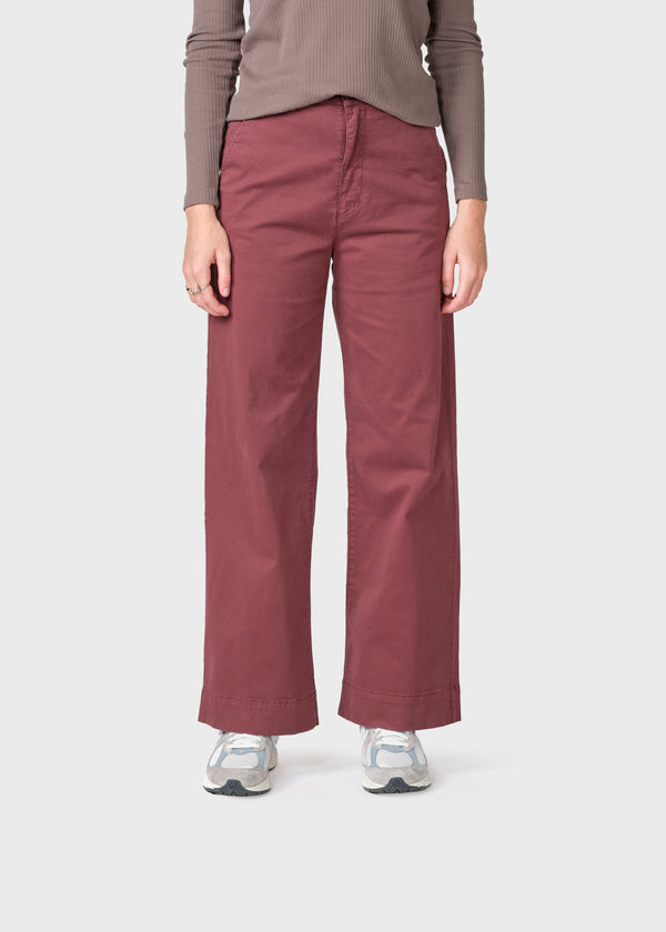 Klitmøller Collective ApS Lydia pants Pants Burgundy