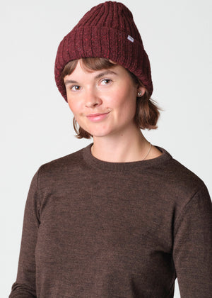 Klitmøller Collective ApS MELANGE BEANIE Beanies Burgundy