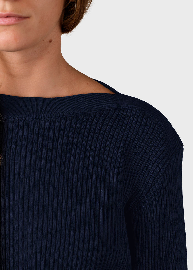 Klitmøller Collective ApS Maj knit Knitted sweaters Navy
