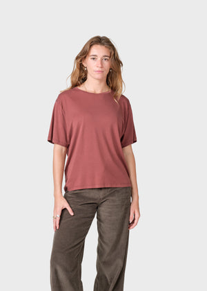 Klitmøller Collective ApS Maren tee  T-Shirts Burgundy