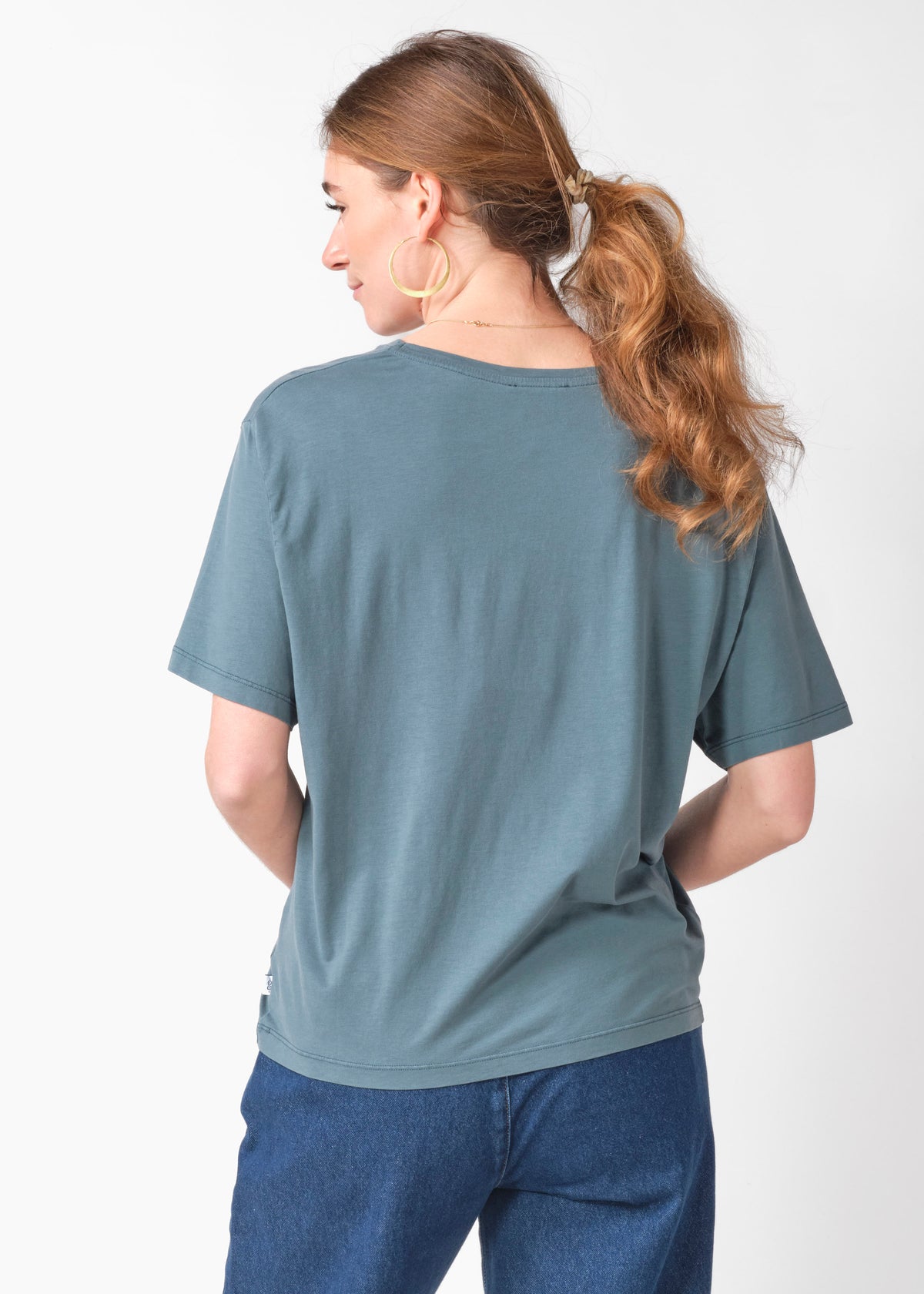 Klitmøller Collective ApS Maren tee OCS T-Shirts Moss Green