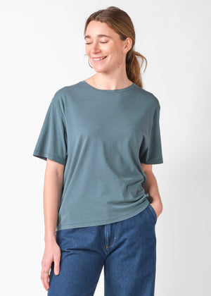 Klitmøller Collective ApS Maren tee OCS T-Shirts Moss Green