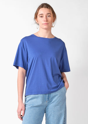 Klitmøller Collective ApS Maren tee OCS T-Shirts Surf blue