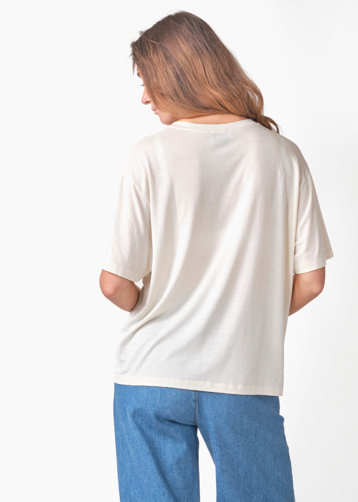 Klitmøller Collective ApS Marie tee OCS T-Shirts Cream