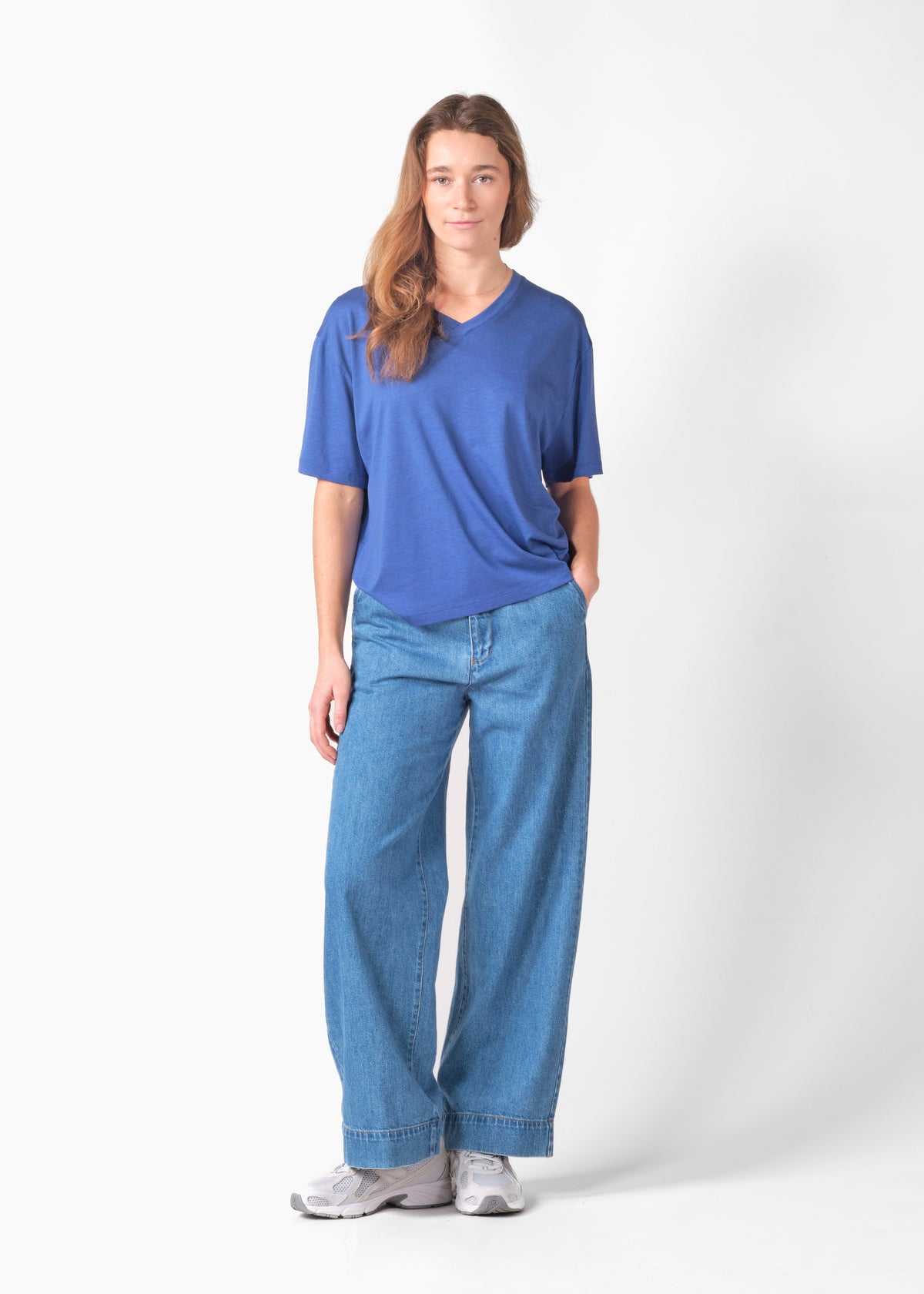 Klitmøller Collective ApS Marie tee OCS T-Shirts Surf blue