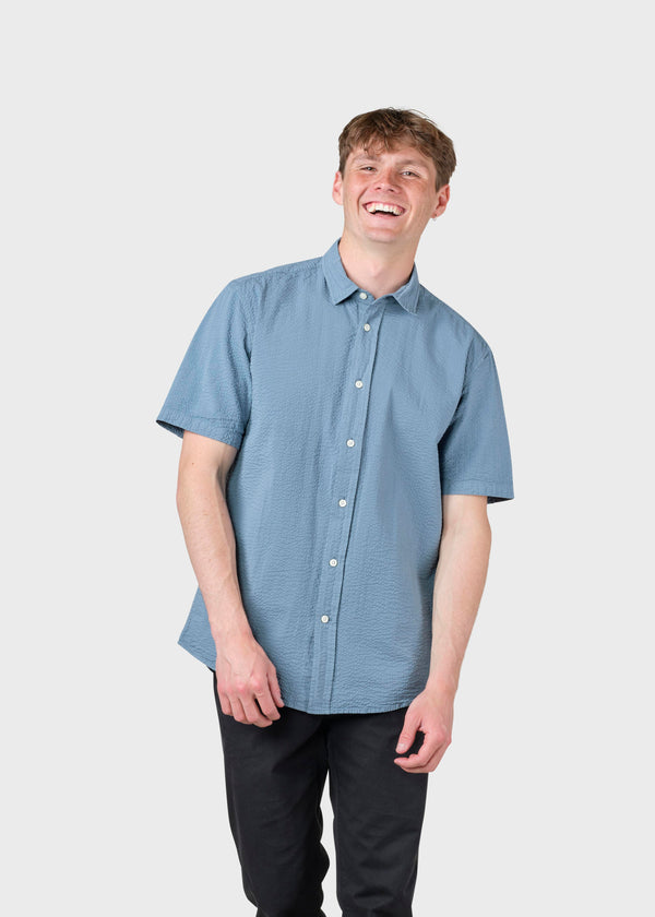 Klitmøller Collective ApS Mario shirt Shirts Sky blue