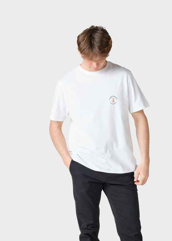 Klitmøller Collective ApS Marlon tee  T-Shirts White