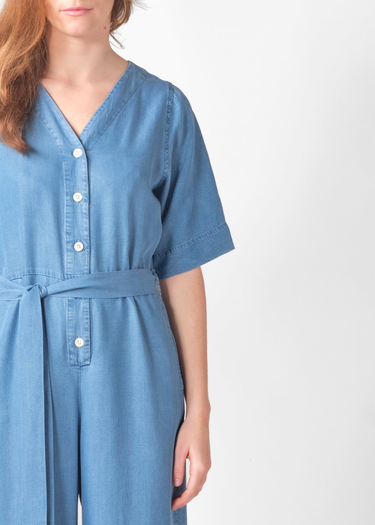 Klitmøller Collective ApS Marna jumpsuit Jumpsuits Light blue chambrey