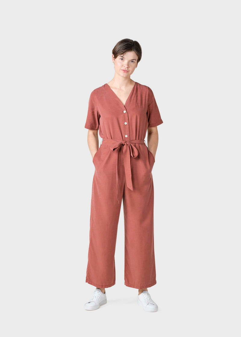 Klitmøller Collective ApS Marna jumpsuit Jumpsuits Terracotta