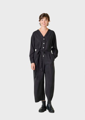 Klitmøller Collective ApS Marna longsleeve jumpsuit  Jumpsuits Black