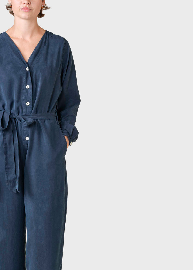 Klitmøller Collective ApS Marna longsleeve jumpsuit  Jumpsuits Navy