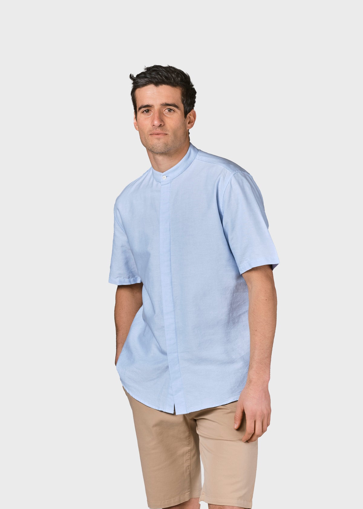 Klitmøller Collective ApS Max shirt Shirts Blue melange