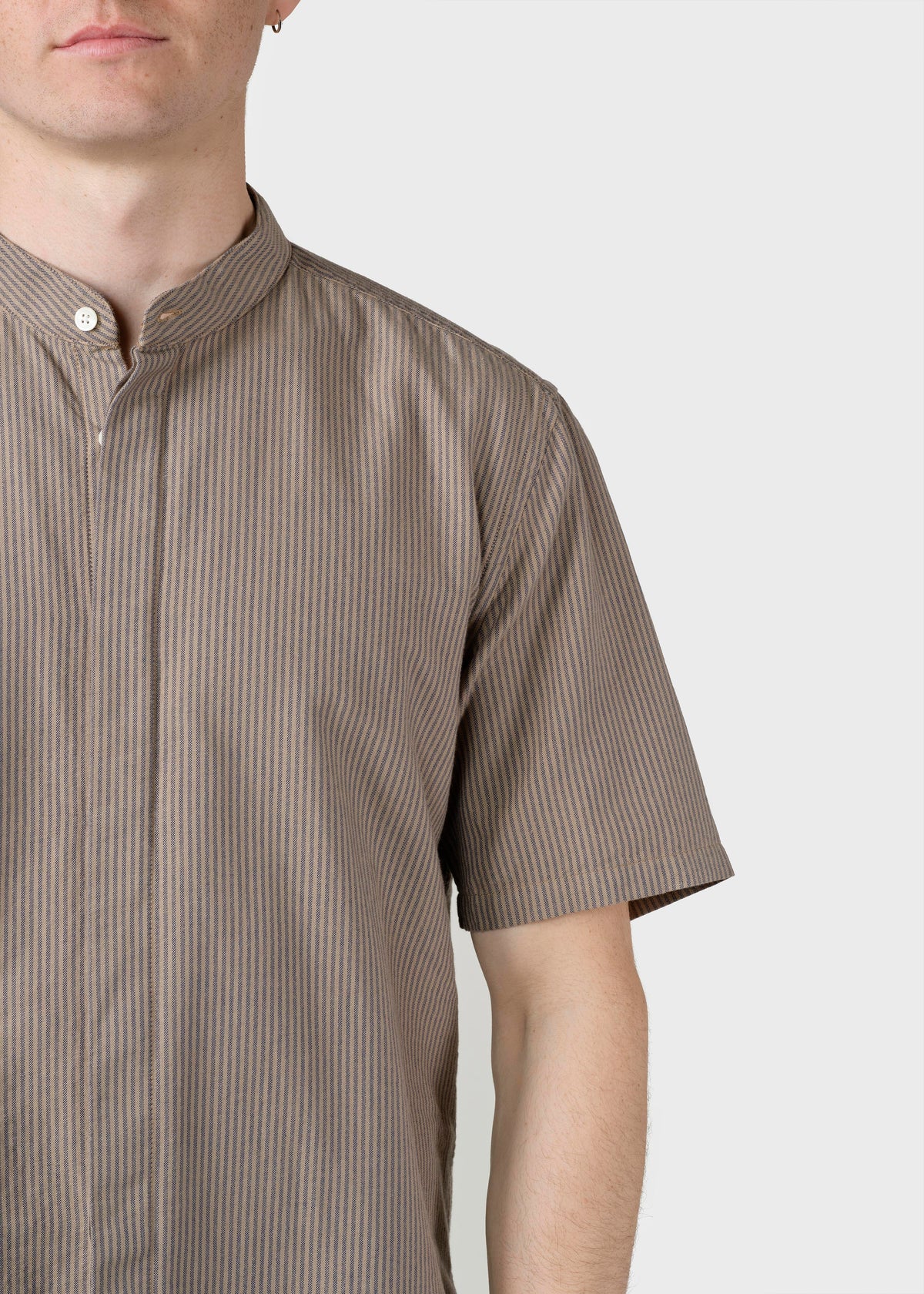 Klitmøller Collective ApS Max striped shirt  Shirts Sand/navy