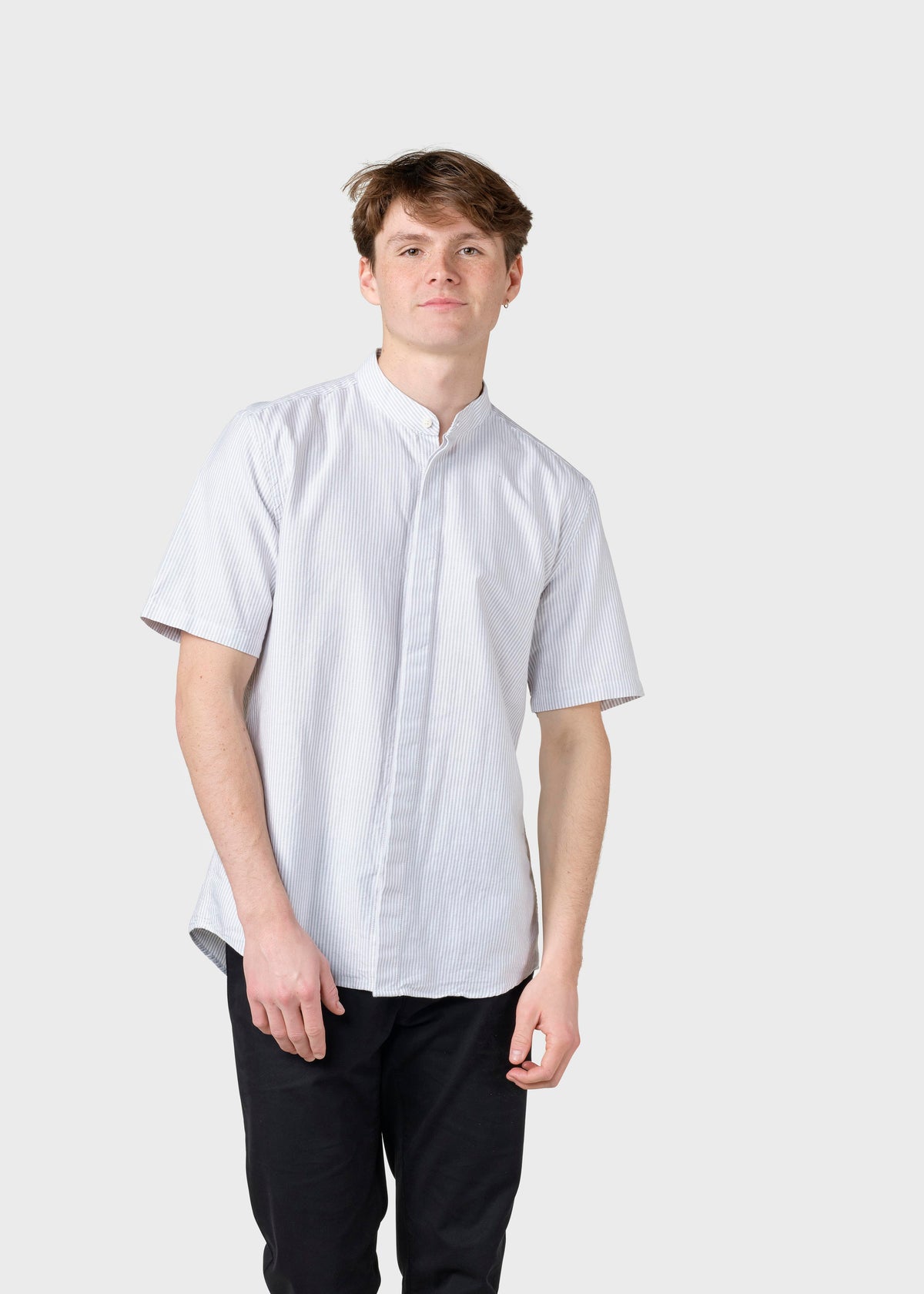 Klitmøller Collective ApS Max striped shirt  Shirts White/sand