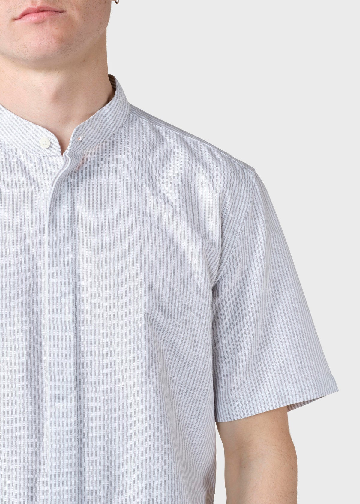 Klitmøller Collective ApS Max striped shirt  Shirts White/sand