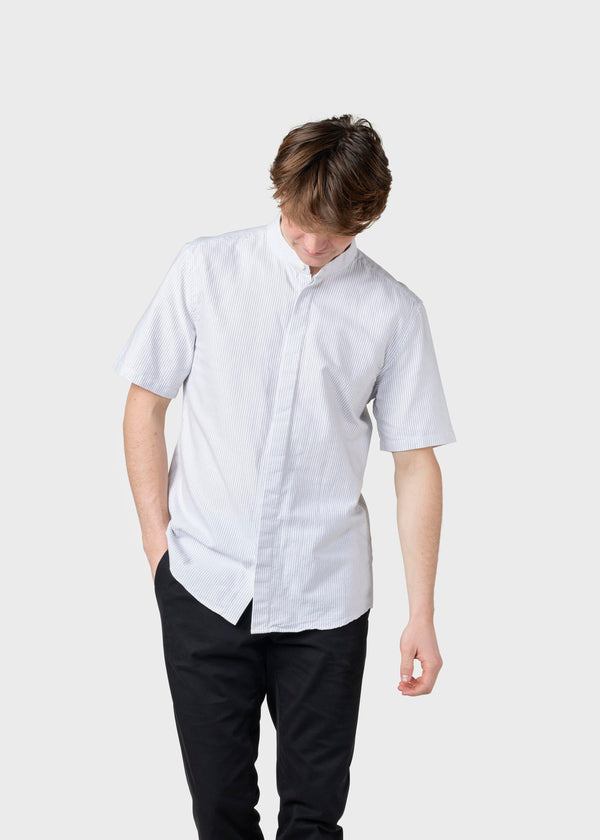 Klitmøller Collective ApS Max striped shirt  Shirts White/sand