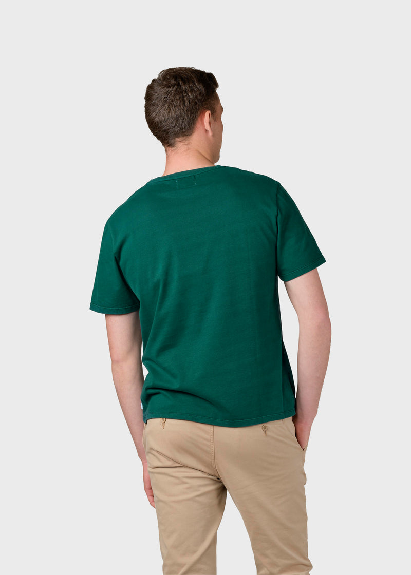 Klitmøller Collective ApS Mens boxy tee T-Shirts Moss Green