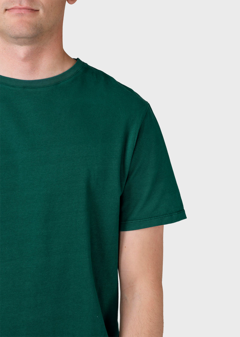 Klitmøller Collective ApS Mens boxy tee T-Shirts Moss Green