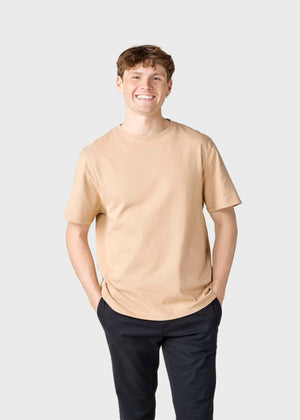 Klitmøller Collective ApS Mens boxy tee T-Shirts Sand