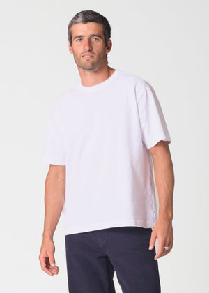 Klitmøller Collective ApS Mens boxy tee OCS T-Shirts White