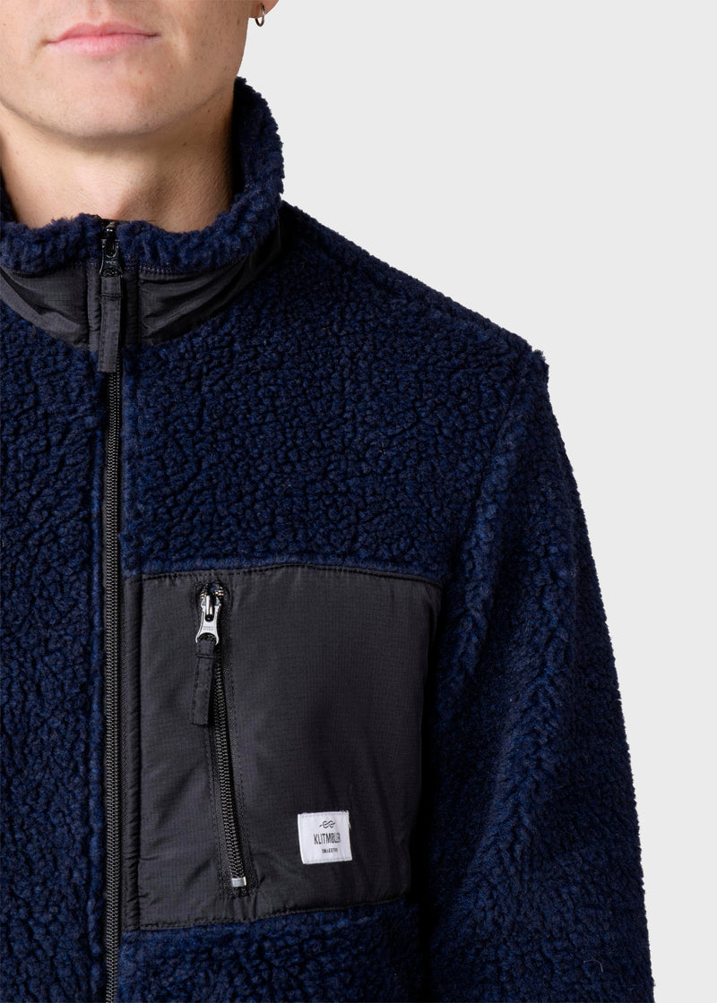 Klitmøller Collective ApS Mens fleece jacket Jackets Navy