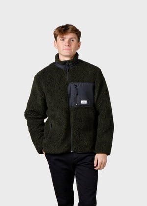 Klitmøller Collective ApS Mens fleece jacket Jackets Olive