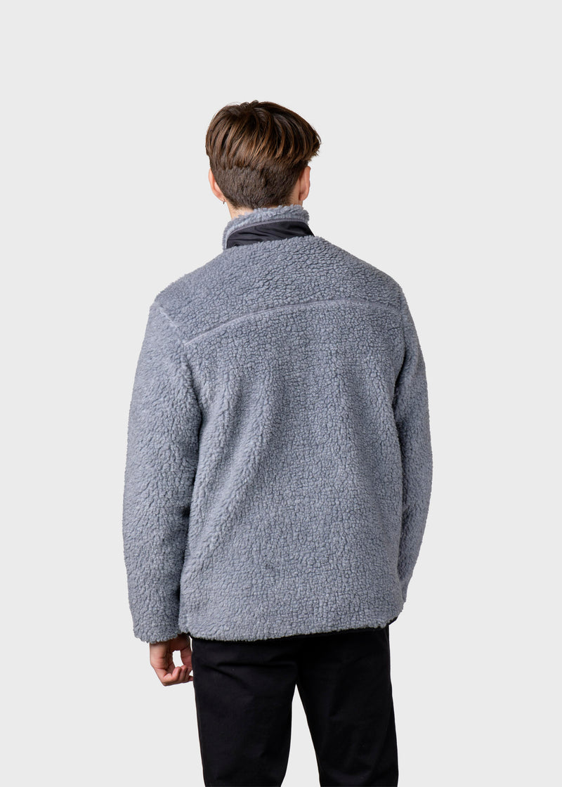 Klitmøller Collective ApS Mens fleece jacket Jackets Pastel grey