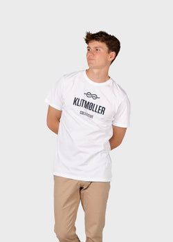 Klitmøller Collective ApS Mens logo tee T-Shirts White