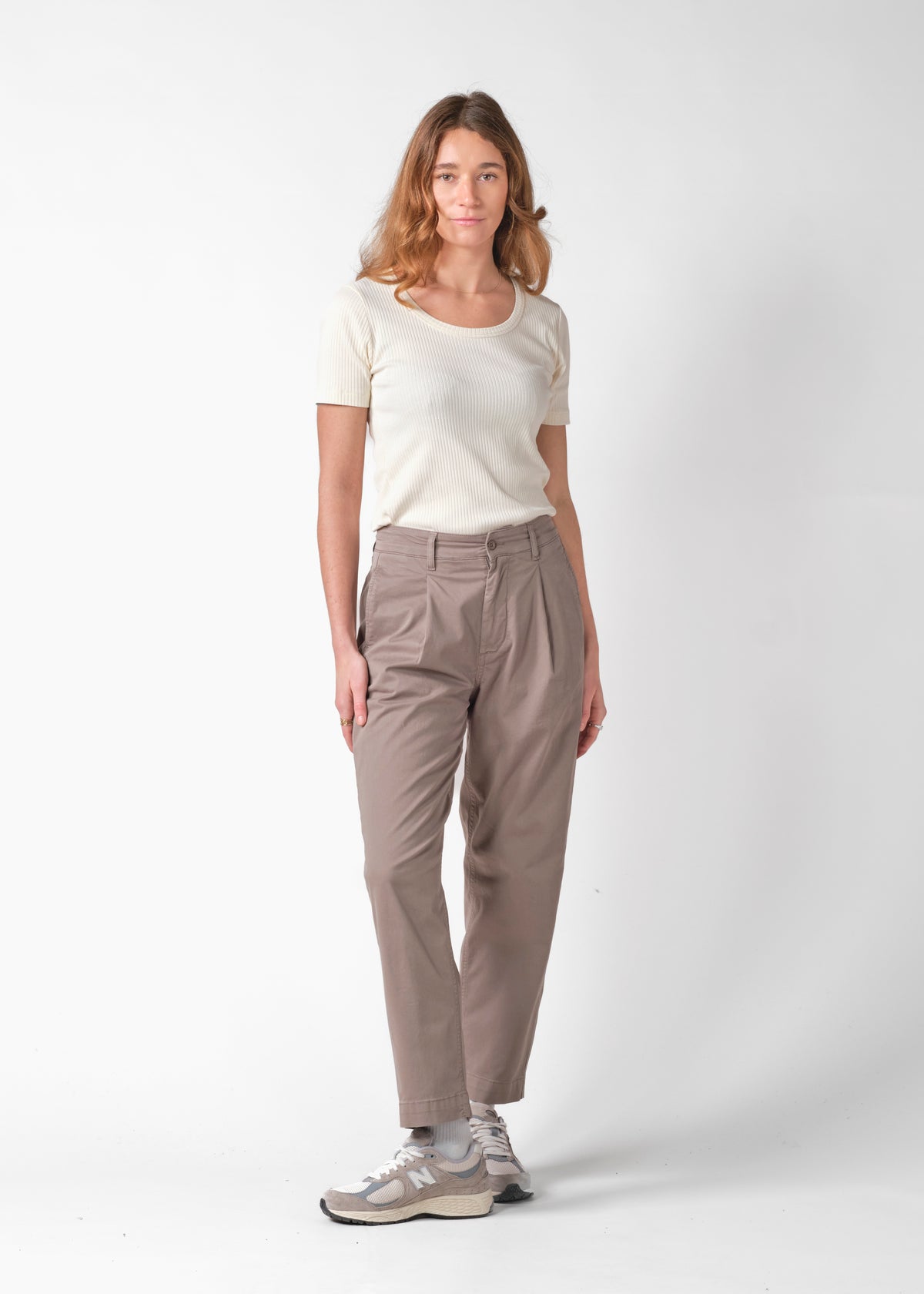 Klitmøller Collective ApS Mette pants GOTS Pants Cashew