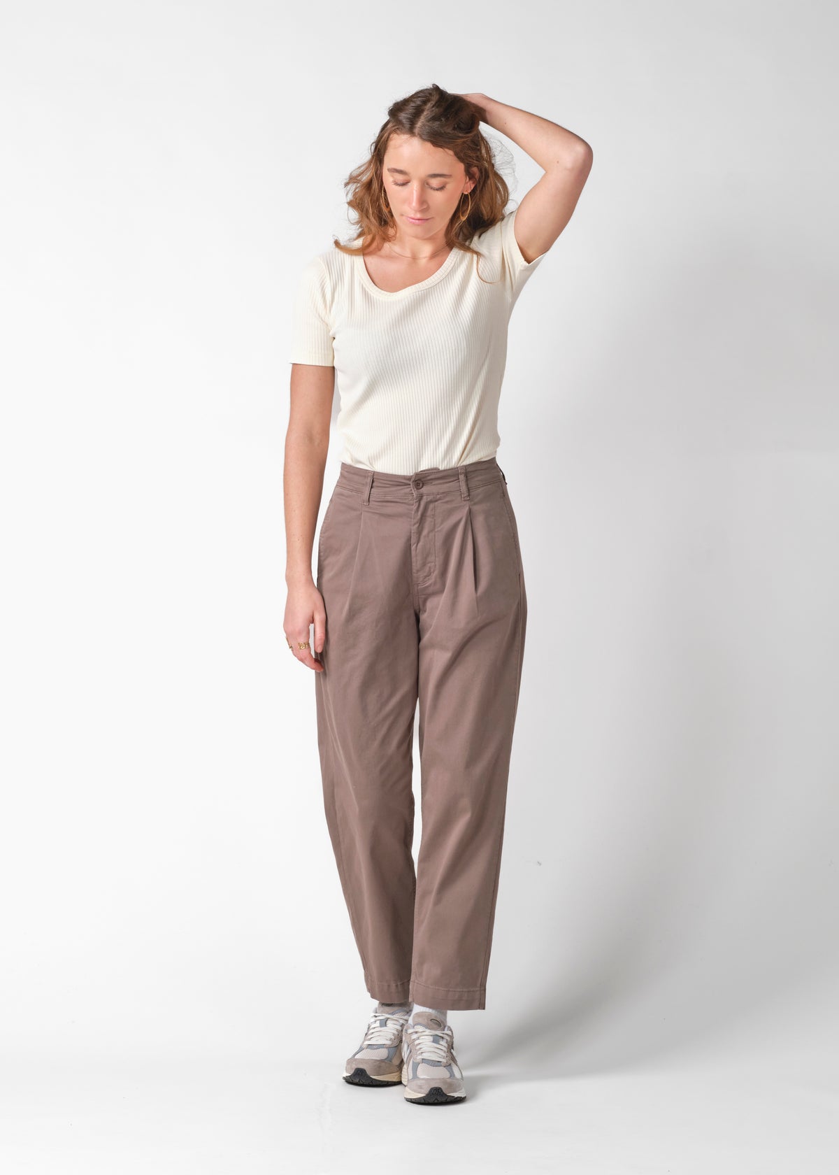 Klitmøller Collective ApS Mette pants GOTS Pants Taupe