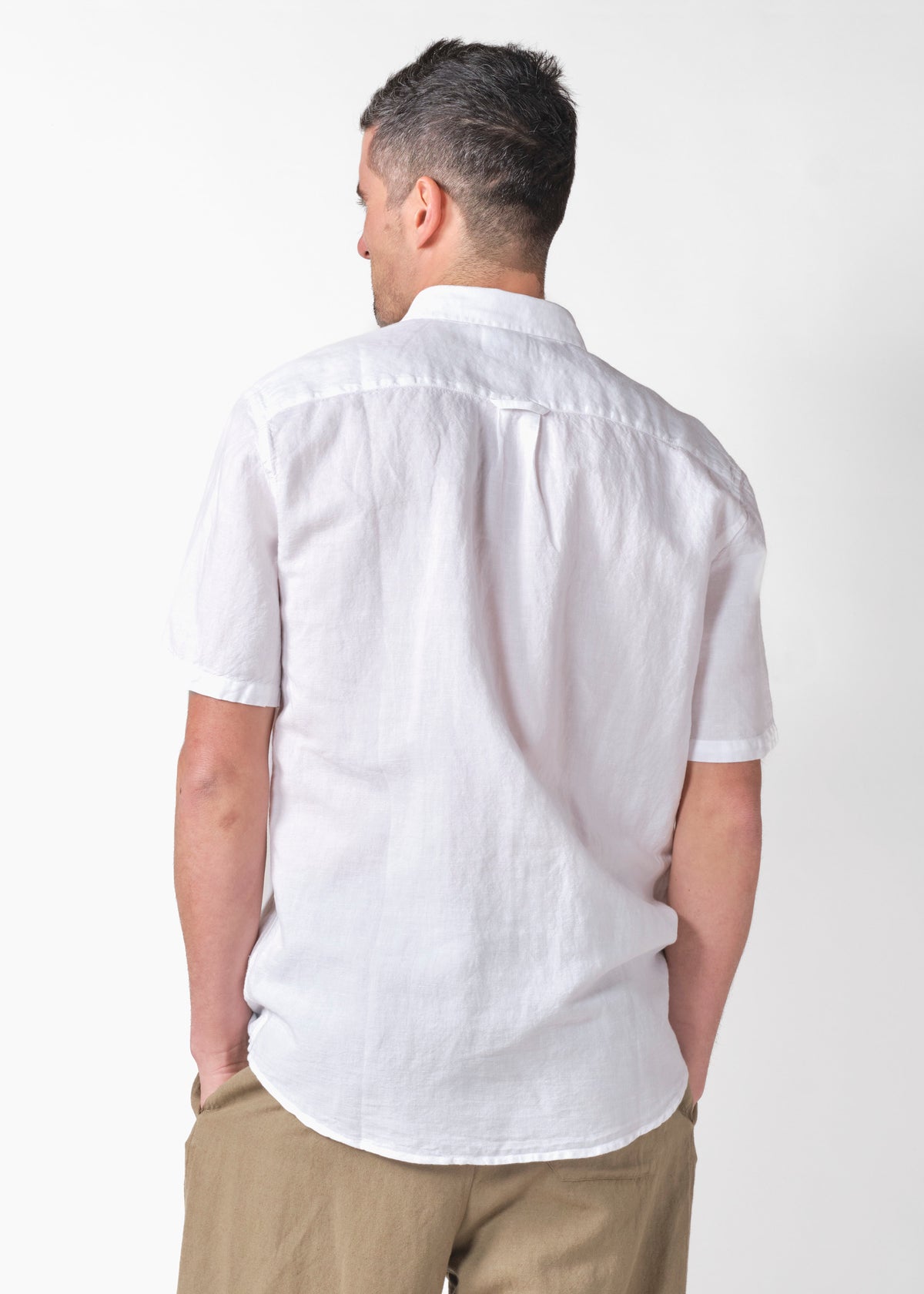 Klitmøller Collective ApS Mikkel linen shirt Shirts White