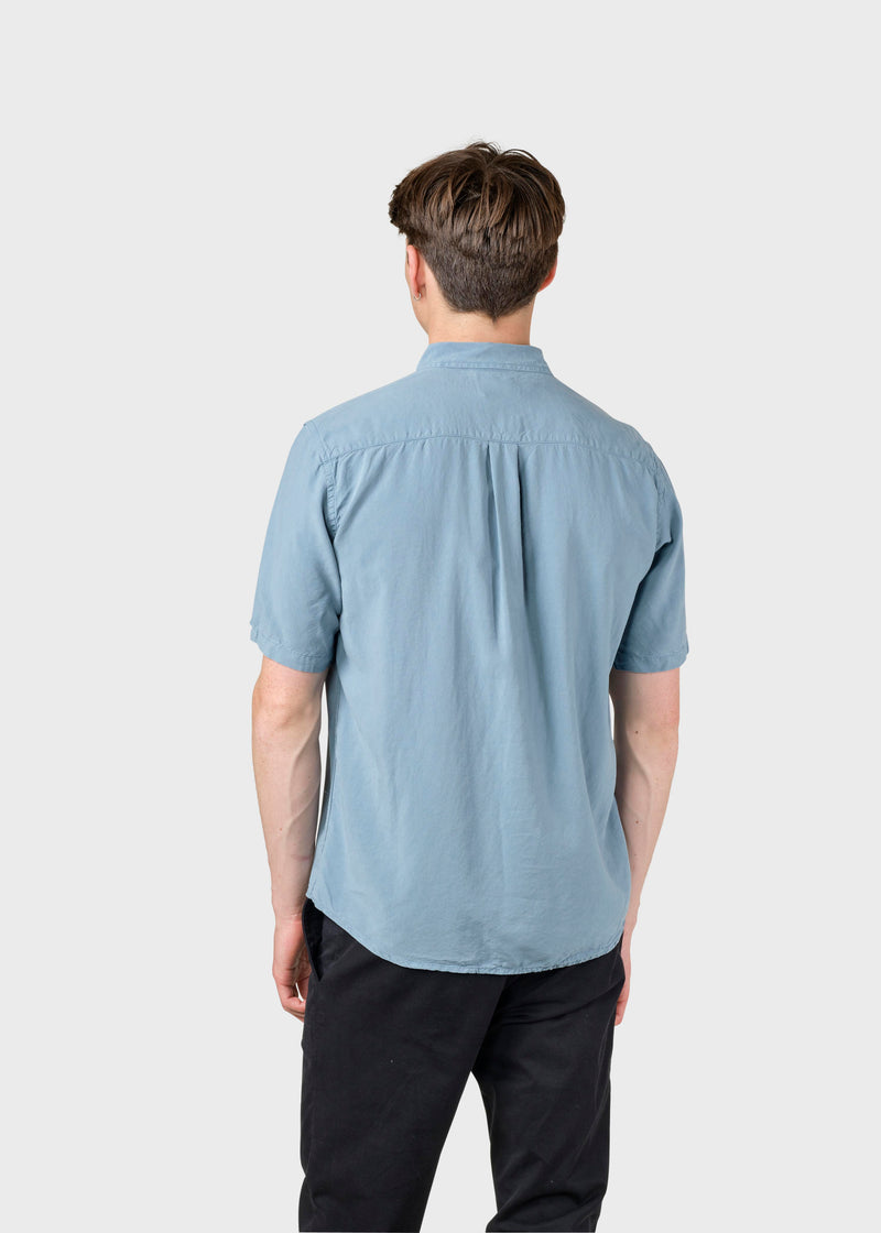 Klitmøller Collective ApS Mikkel lyocell shirt  Shirts Sky blue