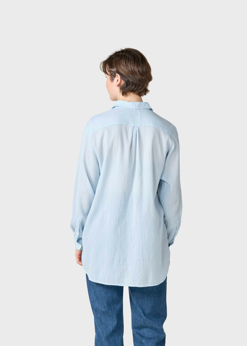 Klitmøller Collective ApS Mille shirt  Shirts Light blue