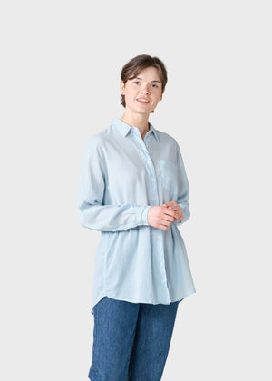 Klitmøller Collective ApS Mille shirt  Shirts Light blue