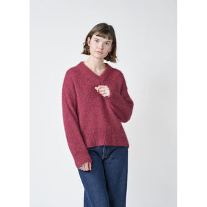 Klitmøller Collective ApS Mira knit Knitted sweaters Burgundy