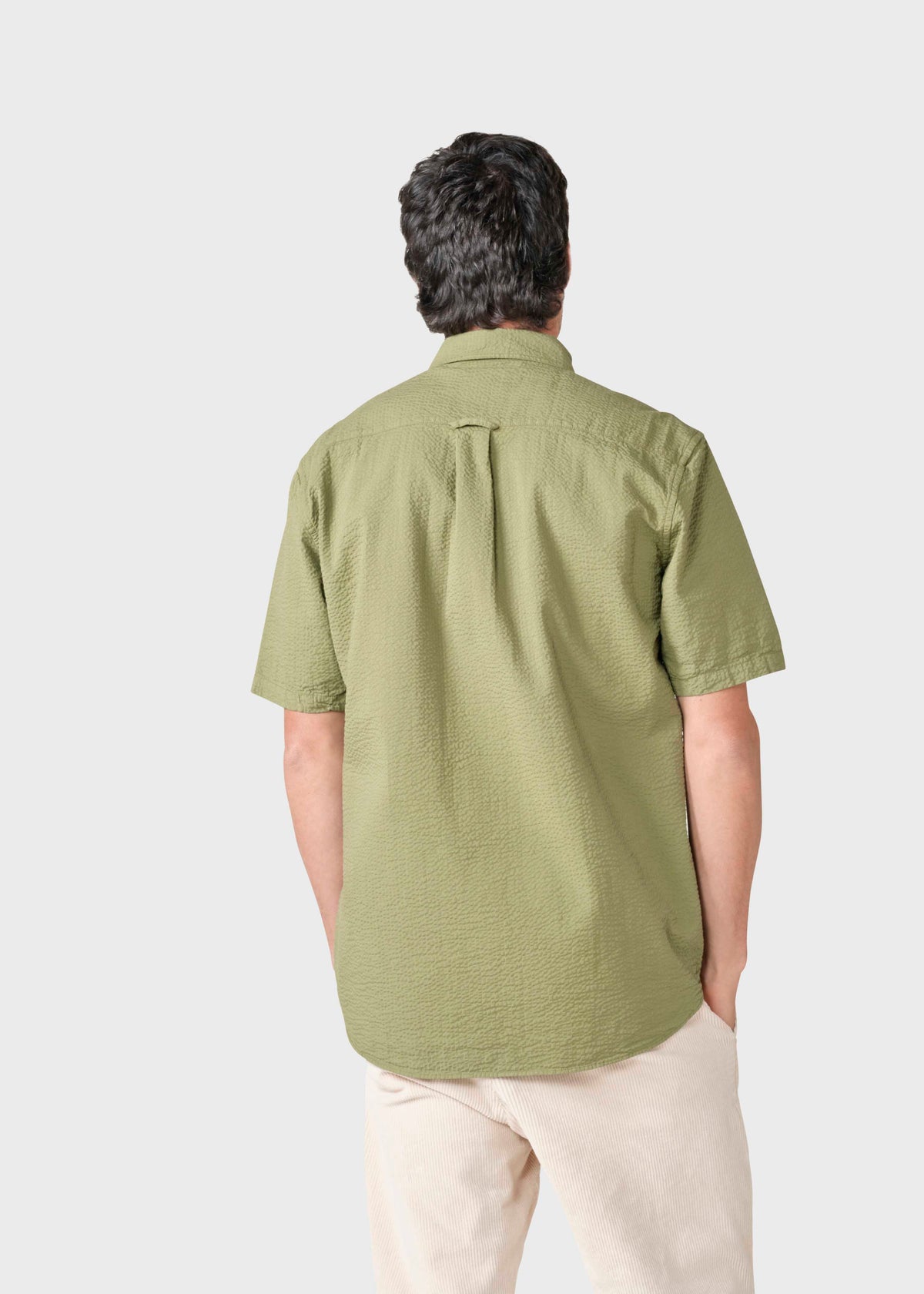Klitmøller Collective ApS Morten short shirt  Shirts Forest green