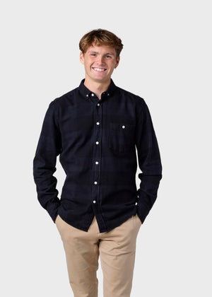 Klitmøller Collective ApS Nikolaj Shirt Shirts Navy/black