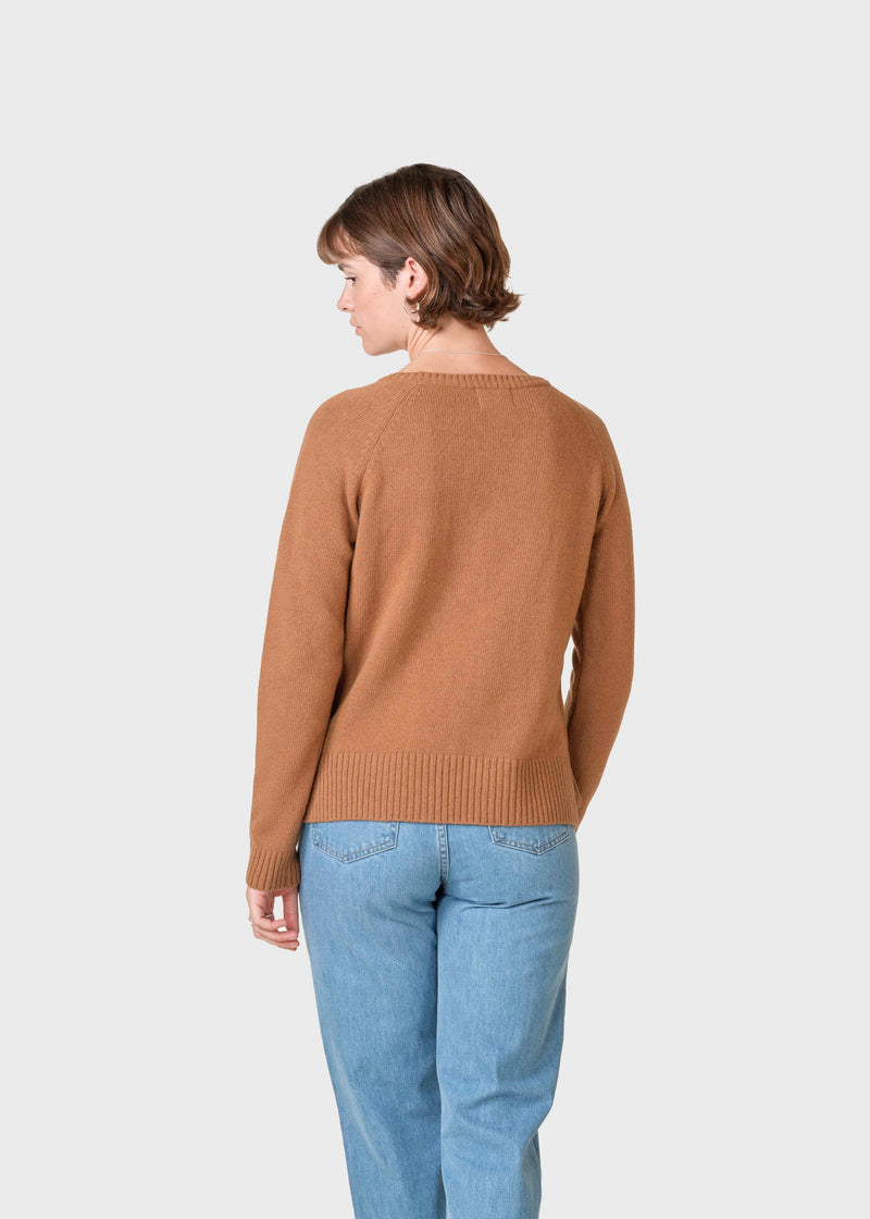 Klitmøller Collective ApS Nina knit Knitted sweaters Camel