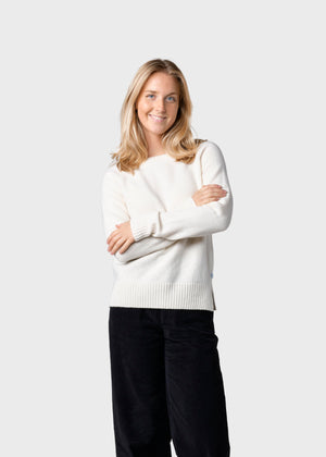 Klitmøller Collective ApS Nina knit Knitted sweaters Cream