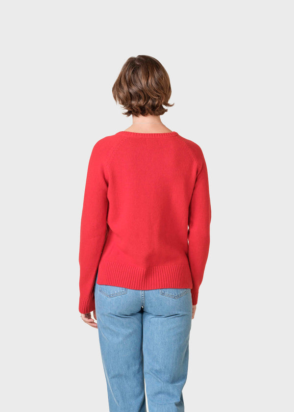 Klitmøller Collective ApS Nina knit Knitted sweaters Red