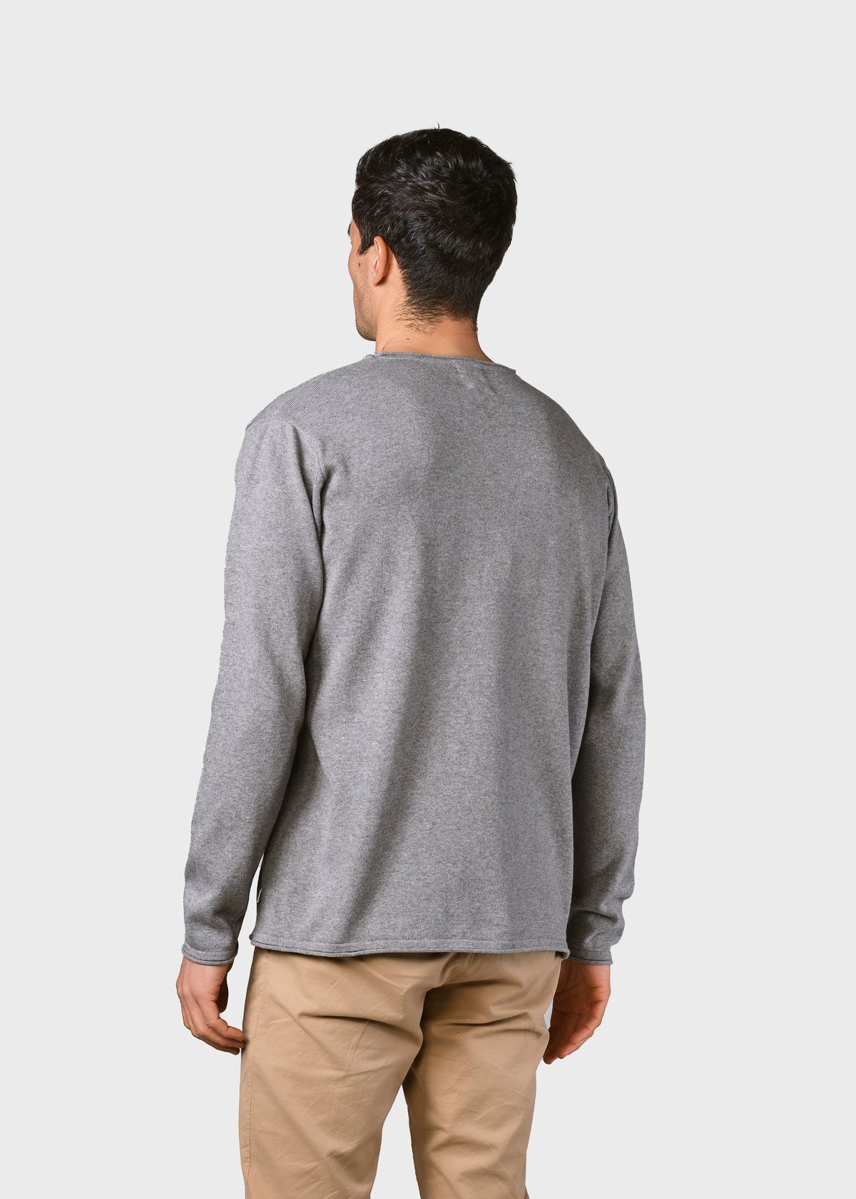 Klitmøller Collective ApS Noah knit Knitted sweaters Light grey