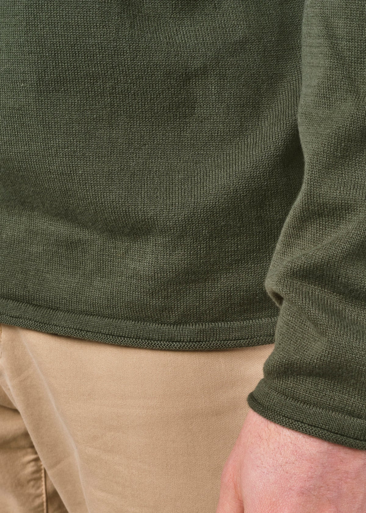 Klitmøller Collective ApS Noah knit Knitted sweaters Olive