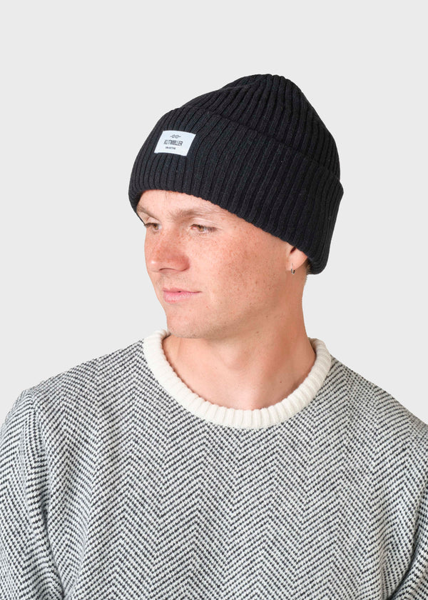 Klitmøller Collective ApS North beanie  Beanies Black