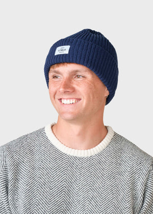 Klitmøller Collective ApS North beanie  Beanies Deep blue