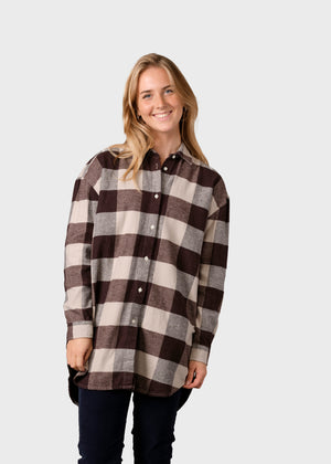 Klitmøller Collective ApS Ofelia checked shirt  Shirts Sand/black