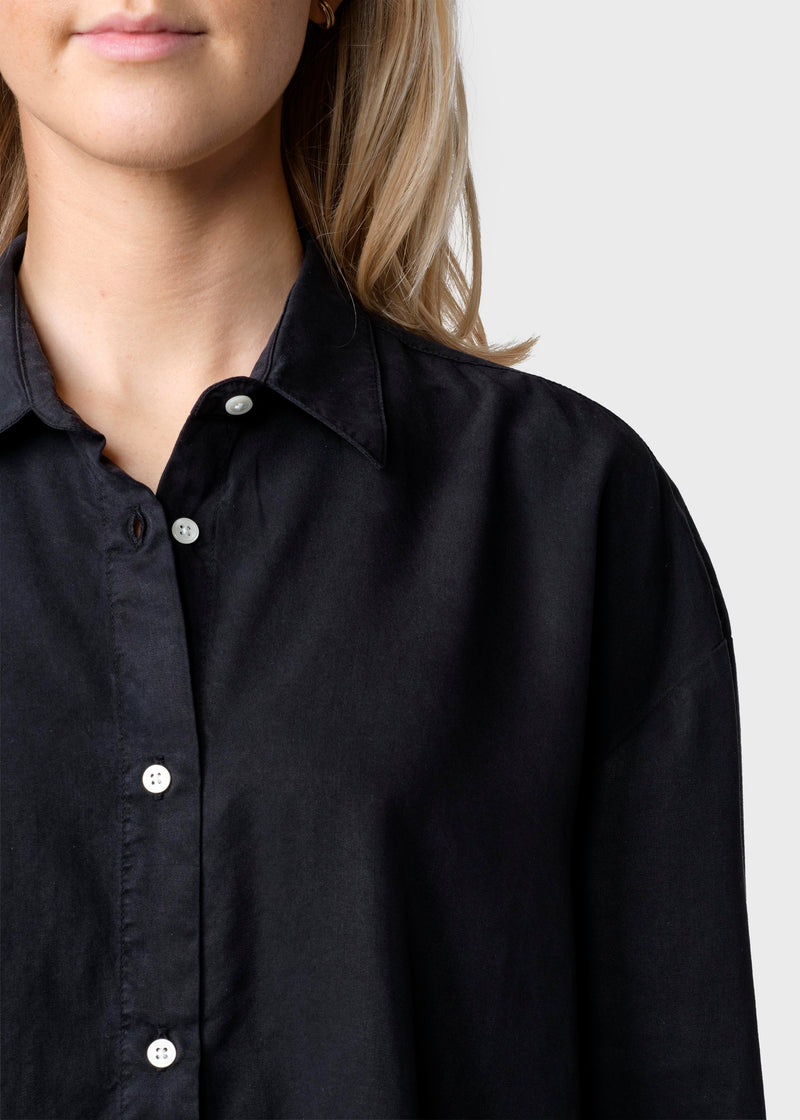 Klitmøller Collective ApS Ofelia lyocell shirt  Shirts Black
