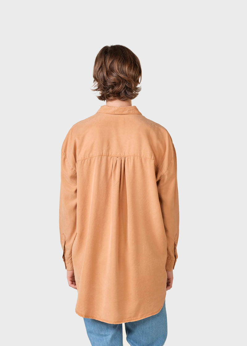 Klitmøller Collective ApS Ofelia lyocell shirt  Shirts Camel